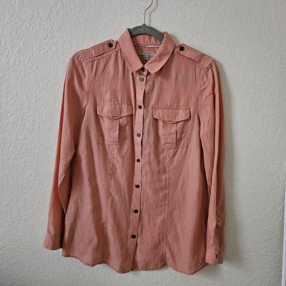 Burberry Britt vintage button down dress shirt size small. - Picture 1 of 5